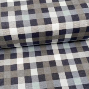 Flanell – Grau kariert